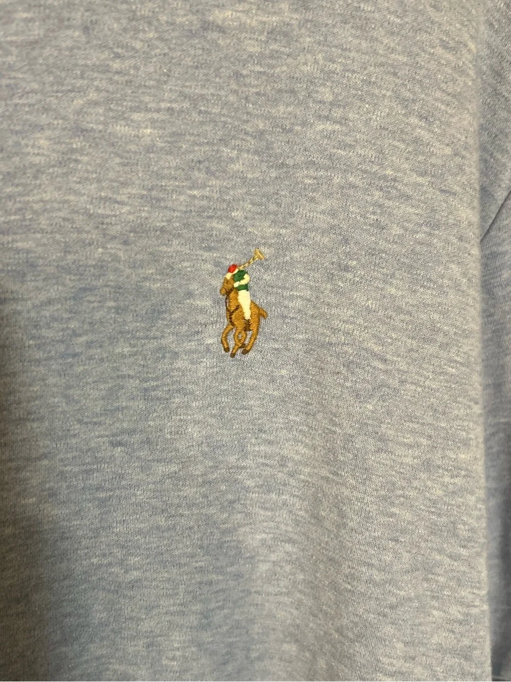 Polo by Ralph Lauren Light Blue Slim Fit Polo | Size: XL